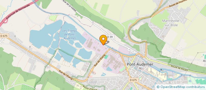 localisation de l'entreprise INDIVISION DELAVEAU - FERNANDES  PONT-AUDEMER