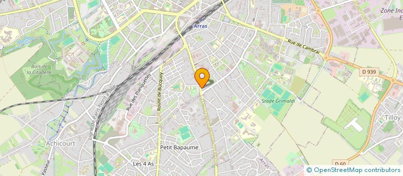 localisation de l'entreprise INDIVISION DELBART à ARRAS