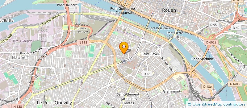 localisation de l'entreprise INDIVISION DELBECQ CAUVIN  ROUEN