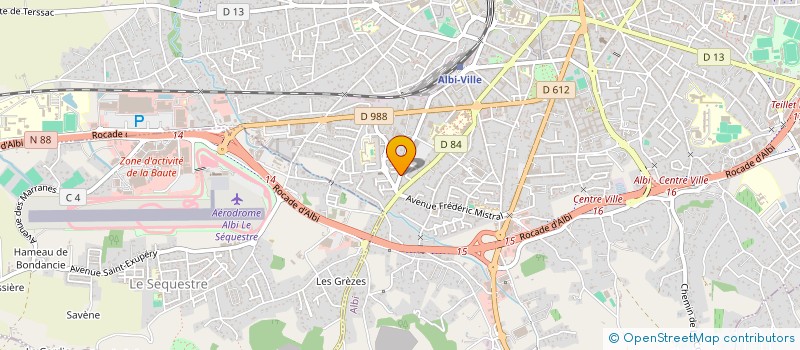 localisation de l'entreprise INDIVISION DELBOSC FRETIGNE à ALBI