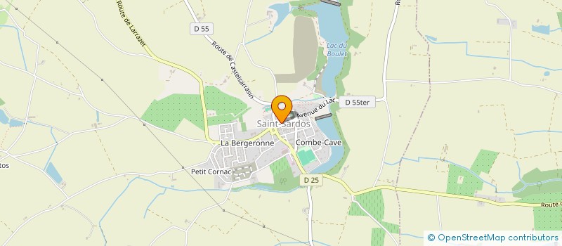 localisation de l'entreprise INDIVISION DELBOUYS - TIGNOL  SAINT-SARDOS