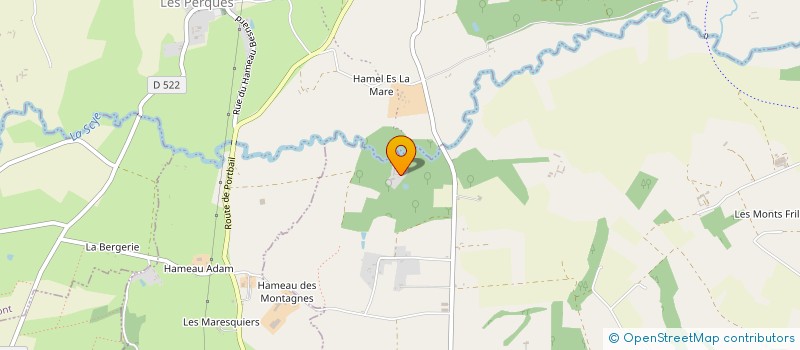 localisation de l'entreprise INDIVISION DELCROIX BOUSCASSE DE SAINT AIGNAN  SAINT-JACQUES-DE-NEHOU