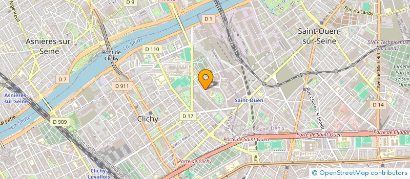 localisation de l'entreprise INDIVISION DELECHAT MARINE ET ROCHAS ALEXANDRE  CLICHY