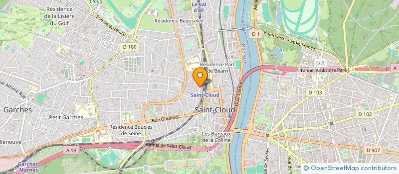 localisation de l'entreprise INDIVISION DELEMAR à SAINT-CLOUD