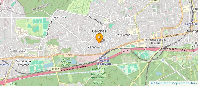 localisation de l'entreprise INDIVISION DELEMAZURE à GARCHES