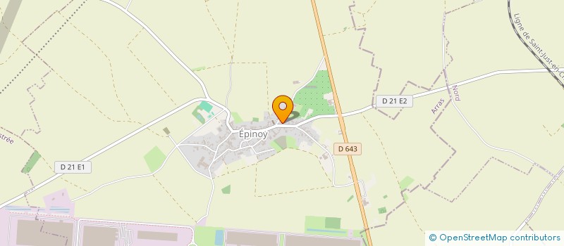 localisation de l'entreprise INDIVISION DELEVAQUE  EPINOY