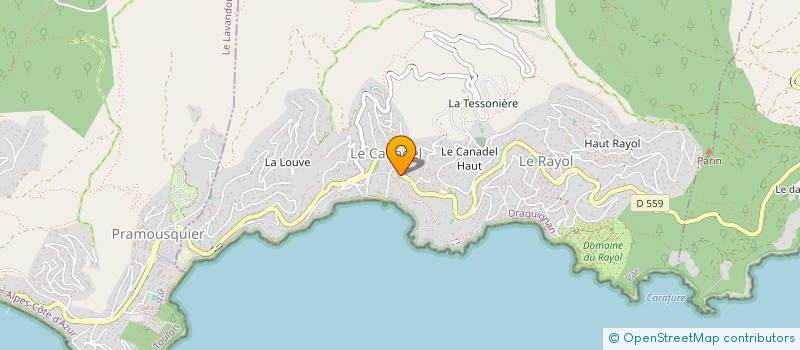 localisation de l'entreprise INDIVISION DELEZENNE- WABLE à RAYOL-CANADEL-SUR-MER