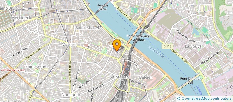 localisation de l'entreprise INDIVISION DELGADO  BORDEAUX