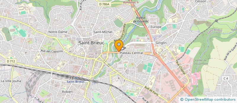 localisation de l'entreprise INDIVISION DELHOMENIE PASCO à SAINT-BRIEUC