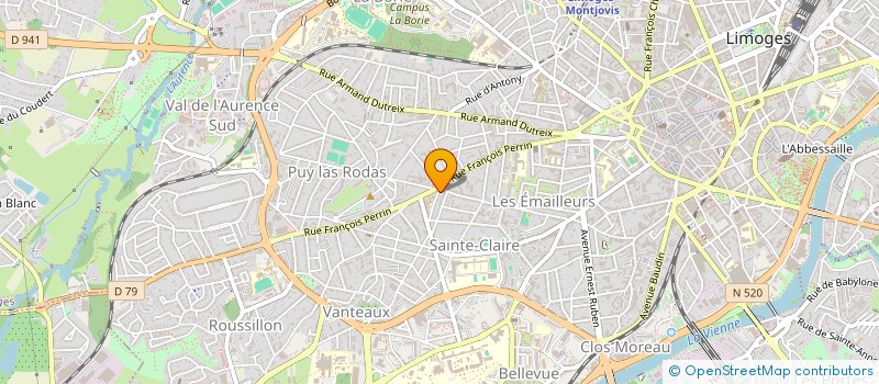 localisation de l'entreprise INDIVISION DELHOUME à LIMOGES
