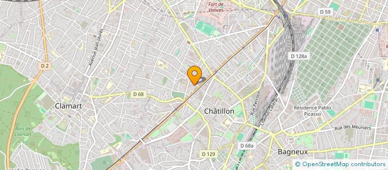 localisation de l'entreprise INDIVISION DELL'OLIO POULIZAC  CHATILLON