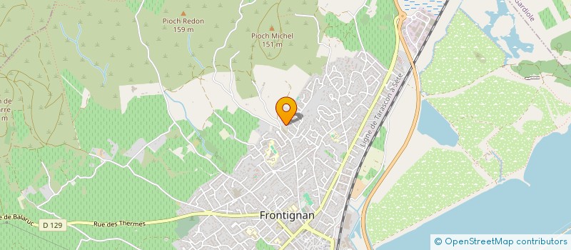 localisation de l'entreprise INDIVISION DELL OVA à FRONTIGNAN