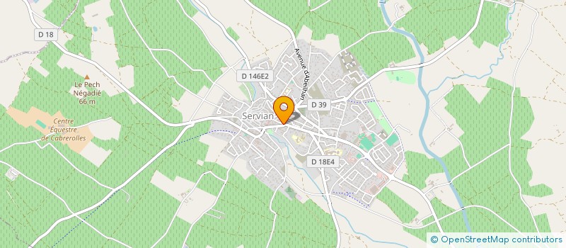 localisation de l'entreprise INDIVISION DELMAS PAGES à SERVIAN