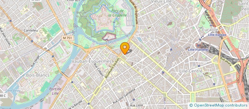 localisation de l'entreprise INDIVISION DELOBELLE MENUGE  LILLE