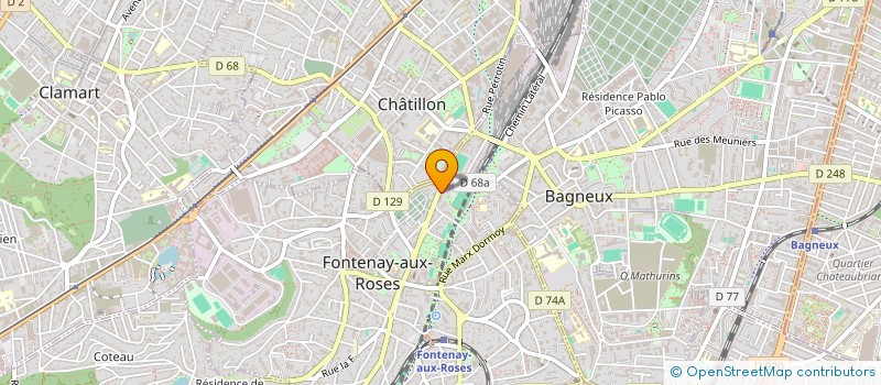 localisation de l'entreprise INDIVISION DELOCHE / LO à FONTENAY-AUX-ROSES