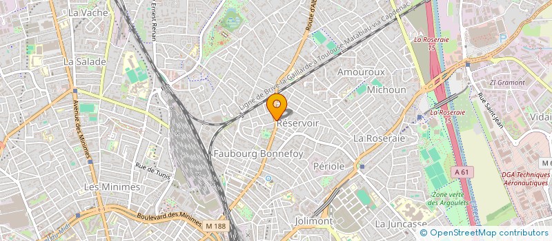 localisation de l'entreprise INDIVISION DELOLM DE LALAUBIE / RIGAUDIERE à TOULOUSE