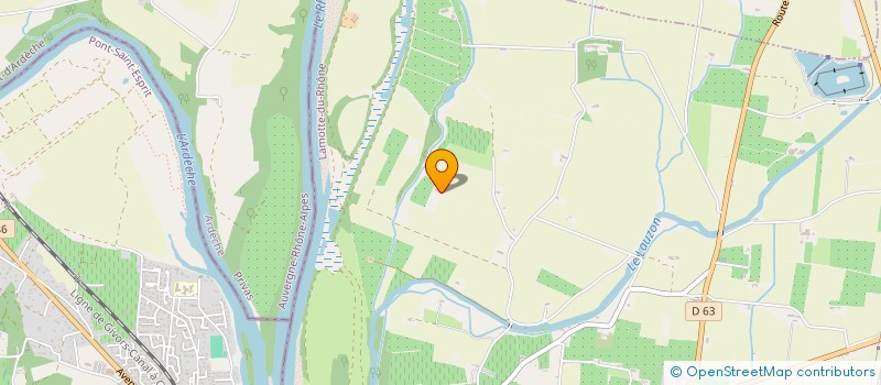 localisation de l'entreprise INDIVISION DELON  LAMOTTE-DU-RHONE