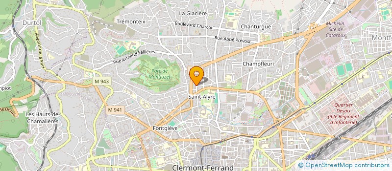 localisation de l'entreprise INDIVISION DELPECH  CLERMONT-FERRAND