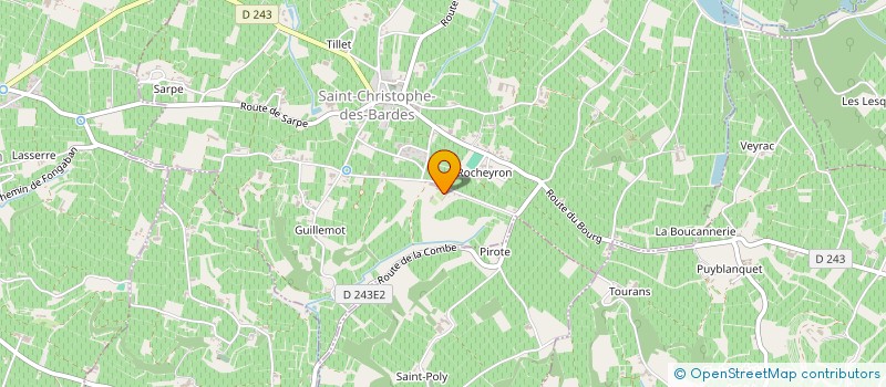 localisation de l'entreprise INDIVISION DELPECH MICHELINE ET MARIE-PAULE  VIGNONET