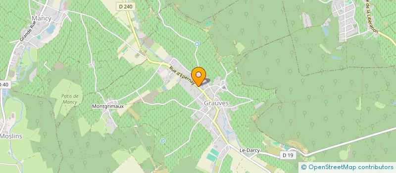 localisation de l'entreprise INDIVISION DELPERDANGE  GRAUVES