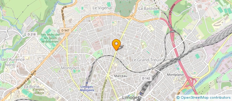 localisation de l'entreprise INDIVISION DELPIT à LIMOGES