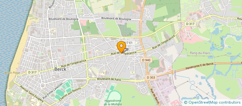 localisation de l'entreprise INDIVISION DELPORTE  BERCK