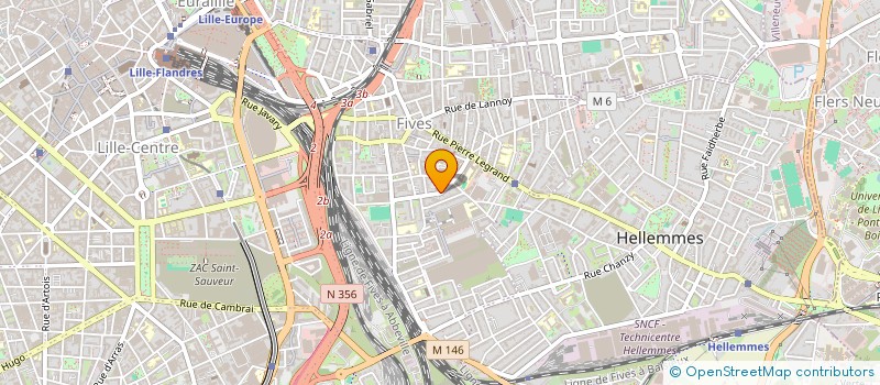 localisation de l'entreprise INDIVISION DELSINE à LILLE