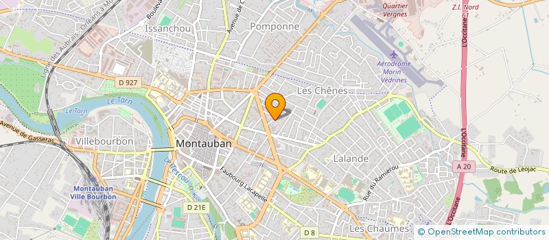 localisation de l'entreprise INDIVISION DELSOUC ESCAX  MONTAUBAN