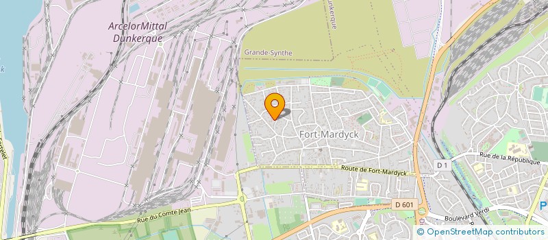 localisation de l'entreprise INDIVISION DEMAILLY D HULSTER FATOU  DUNKERQUE