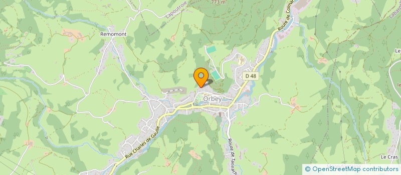 localisation de l'entreprise INDIVISION DEMANGEAT  ORBEY
