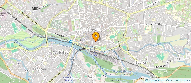 localisation de l'entreprise INDIVISION DEMANGEON ET LAURATET à PAU