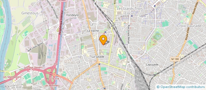 localisation de l'entreprise INDIVISION DEMAY CHAFI  TOULOUSE