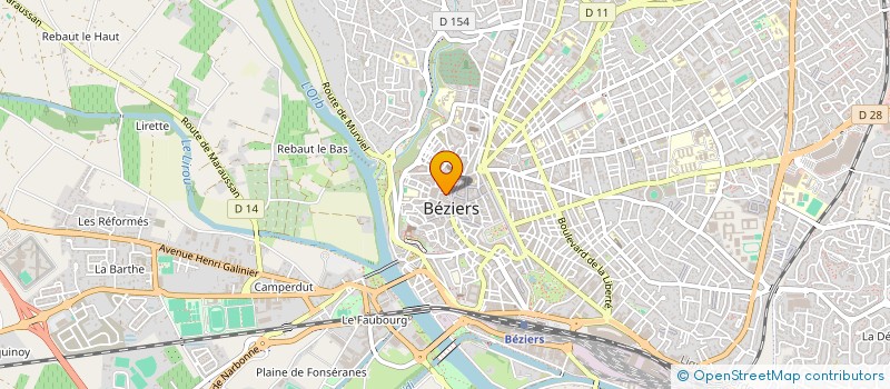 localisation de l'entreprise INDIVISION DEMEAUTIS  BEZIERS