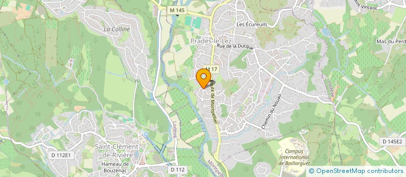 localisation de l'entreprise INDIVISION DEMEULEMEESTER POUTEAU  PRADES-LE-LEZ