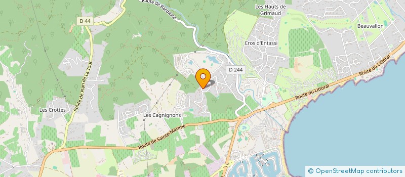 localisation de l'entreprise INDIVISION DEMIRDJIAN à GRIMAUD