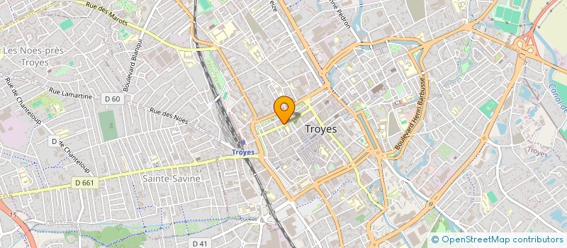 localisation de l'entreprise INDIVISION DEMOUGEOT ET KAR à TROYES