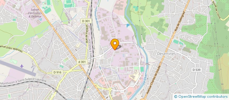 localisation de l'entreprise INDIVISION DEMUR à MONTLUCON