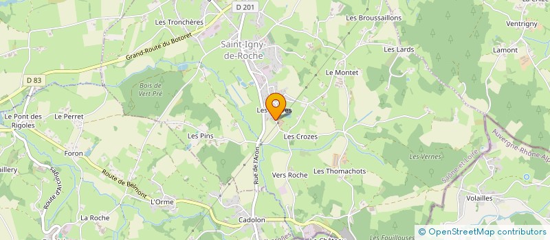 localisation de l'entreprise INDIVISION DEMURGER  SAINT-IGNY-DE-ROCHE