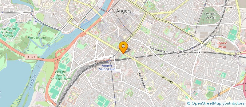 localisation de l'entreprise INDIVISION DENECHEAU RONCAL à ANGERS