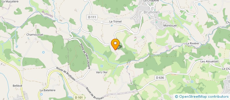 localisation de l'entreprise INDIVISION DENIS  BRULLIOLES