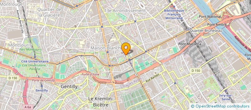 localisation de l'entreprise INDIVISION DENIS ET BOCQUELET  PARIS