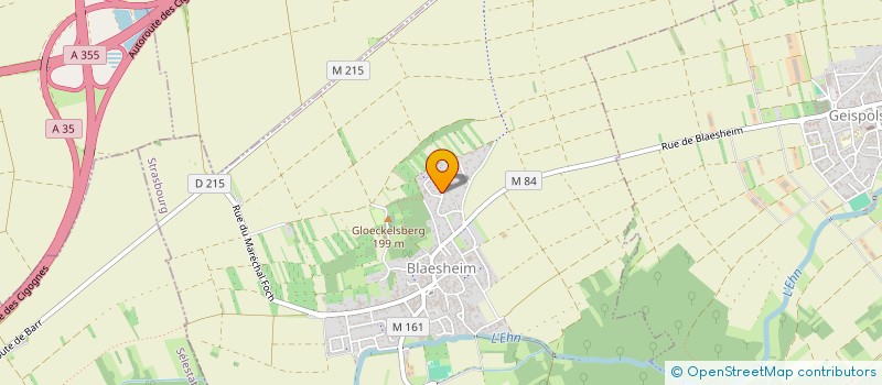 localisation de l'entreprise INDIVISION DENIS ET RICHARD RIETSCH  BLAESHEIM