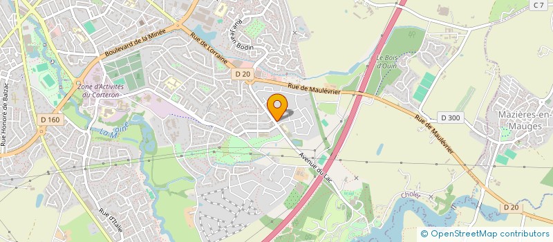 localisation de l'entreprise INDIVISION DENIS JEAN-PAUL ET ANNICK  CHOLET