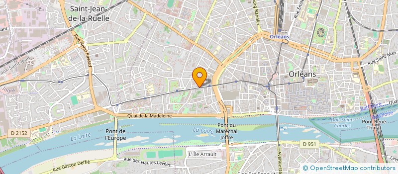 localisation de l'entreprise INDIVISION DENIZET TROUILLET à ORLEANS
