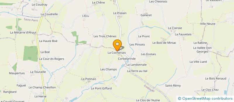 localisation de l'entreprise INDIVISION DENOUAL à IRODOUER