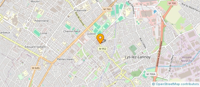 localisation de l'entreprise INDIVISION DEPAEPE HAZEBROUCK  LYS-LEZ-LANNOY