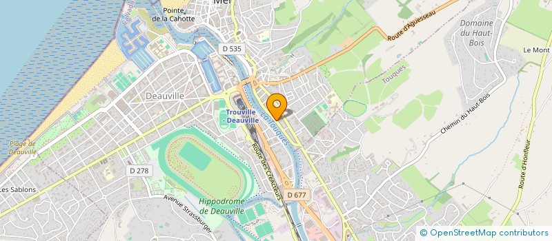 localisation de l'entreprise INDIVISION DEPAUL BURGOT  TROUVILLE-SUR-MER