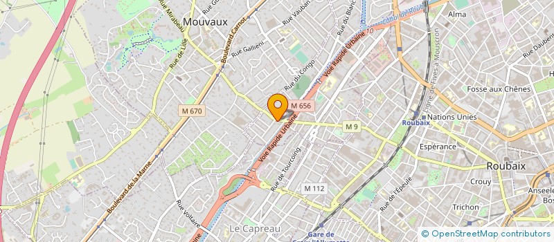 localisation de l'entreprise INDIVISION DEREEPER GUY  TOURCOING