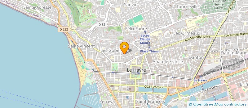 localisation de l'entreprise INDIVISION DERGAMOUN TOUTAIN  LE HAVRE