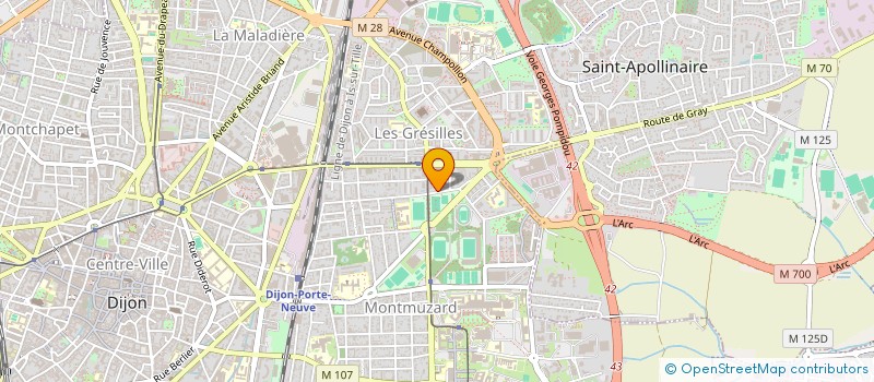 localisation de l'entreprise INDIVISION DERIVAUX GUIDON à DIJON